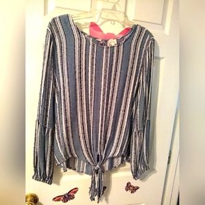 Ladies Long sleeve Casual/ Dress Blouse